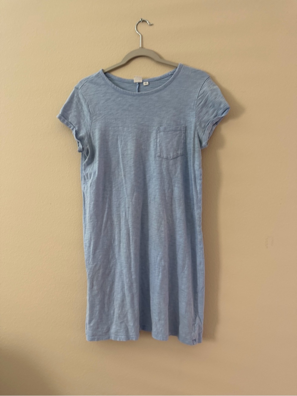 GAP Light Blue Short Sleeve T-Shirt Dress
